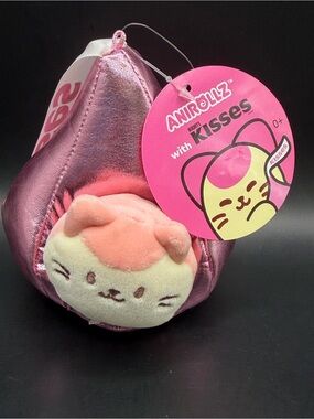 Anirollz-Kittiroll- Pink Plush Kisses Small Plush, Bew with‎ tags
